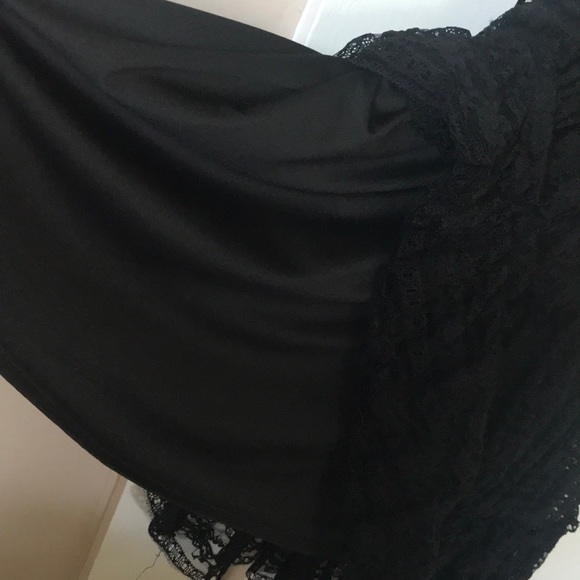 😺EUC. MAX STUDIO sz 0. FRILLY LINED V neck DRESS - Picture 4 of 4